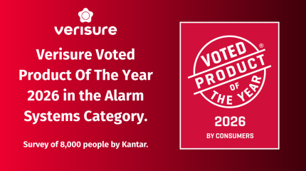 Verisure Voted Product Of The Year 2026 in the Alarm System Category. Verisure Voted Product Of The Year 2026 in the Alarm System Category.